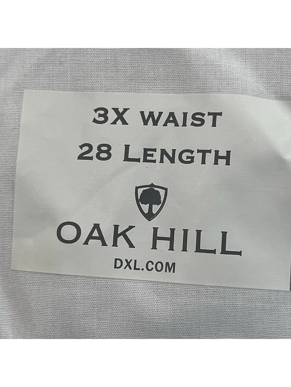 Oak Hill DXL Mens 3X 28 Linen Blend Pants Beige Drawstring Big Tall Coastal